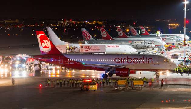 Air Berlin farewell after 39 years of flying
